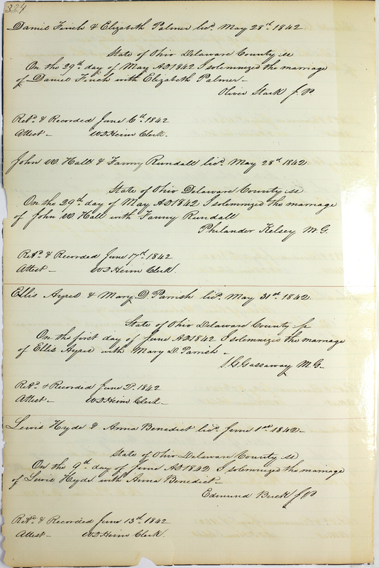 Marriage Records Vol.1 1835-1845 (p. 338)