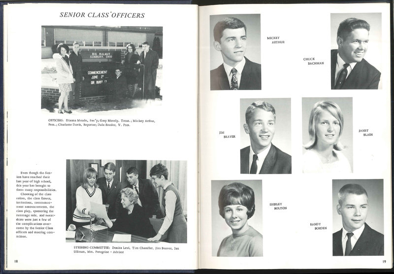 Big Walnut High School Yearbook. 1968: The Flame (p.12)