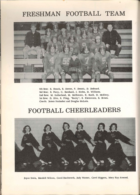 Big Walnut High School Yearbook. 1955: The Flame (p. 12)