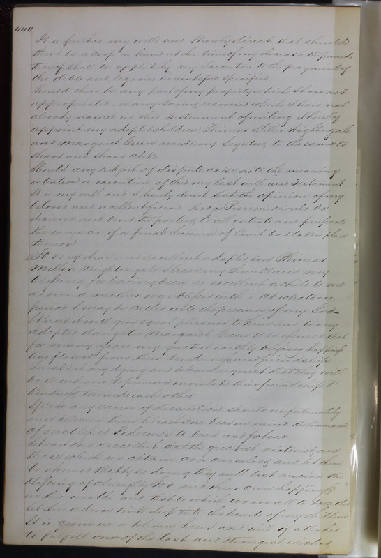 Delaware County Ohio Will Records Vol. 2 1835-1850 (p. 487)