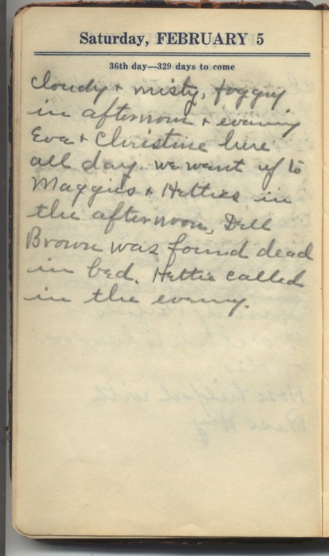 Roberta Hopkins' Diary 1927 (p. 42)