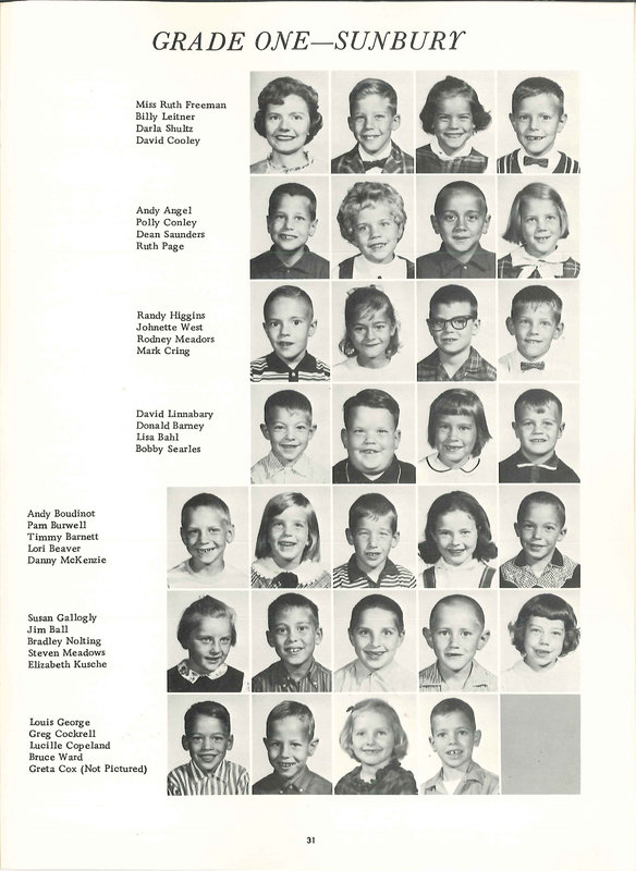 Big Walnut Elementary Schools, 1966. (p. 32)