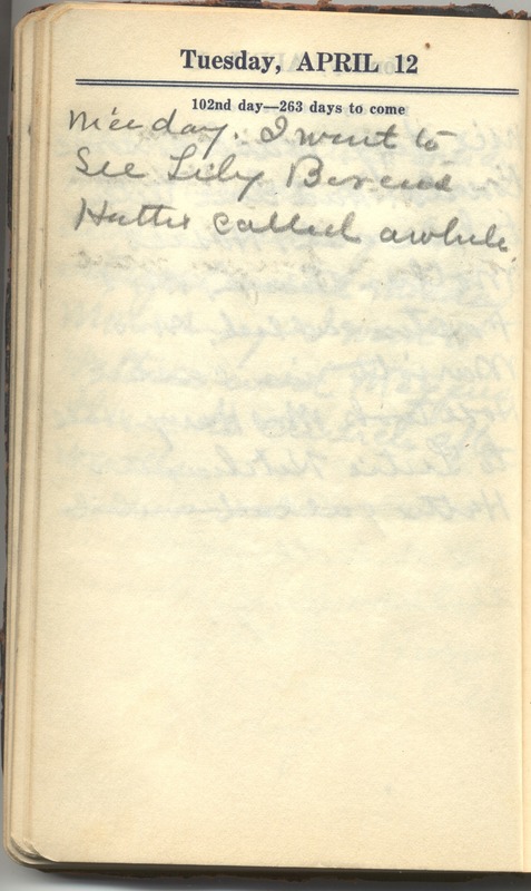 Roberta Hopkins' Diary 1927 (p. 108)