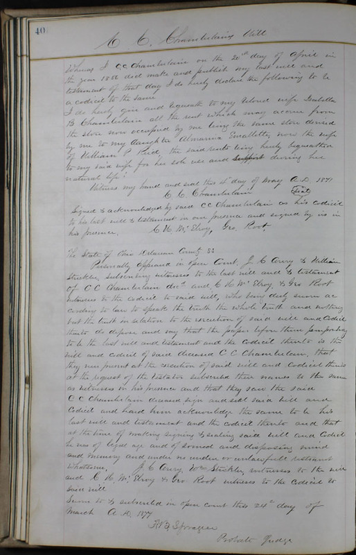 Delaware County Ohio Will Records Vol. 6 1876-1883 (p. 96)