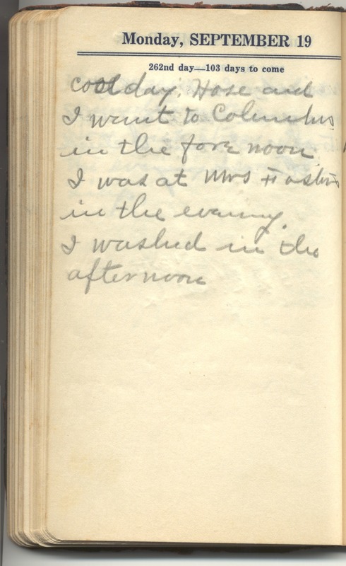 Roberta Hopkins' Diary 1927 (p. 268)