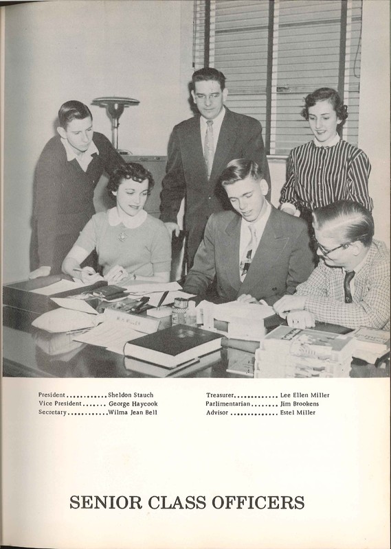 Big Walnut High School Yearbook. 1955: The Flame (p. 17)