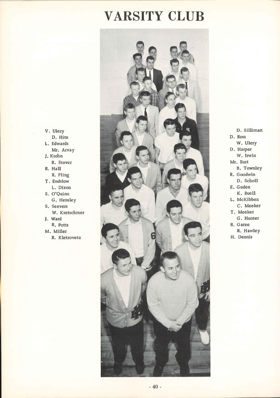 Big Walnut High School Yearbook. 1958: The Flame (43)