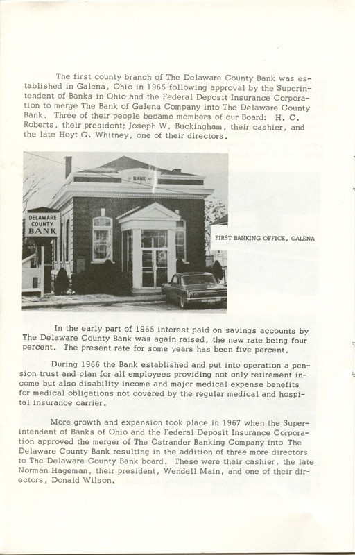 Delaware County Bank 1950-1975 (p. 11)