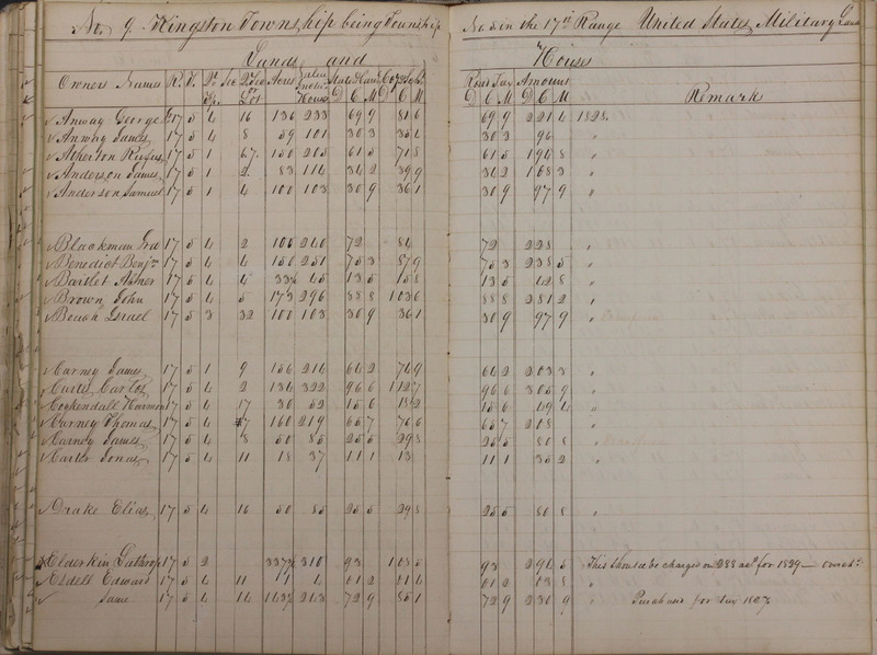 Delaware County Tax Duplicate 1828 Part 1 (p. 82)