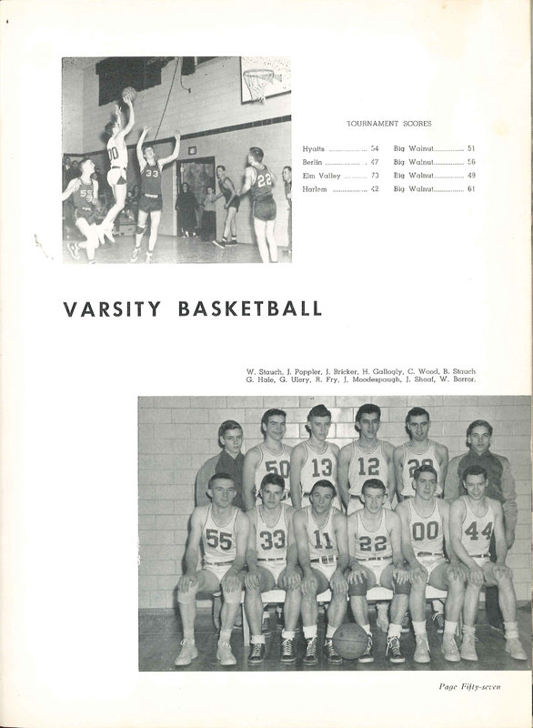 Big Walnut High School Yearbook. 1952: The Flame (p. 60)