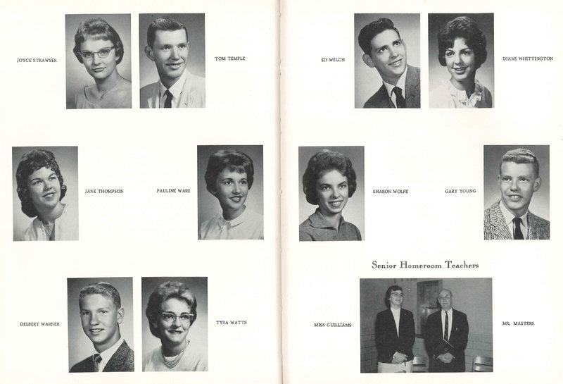 Big Walnut High School Yearbook. 1962: The Flame (16)