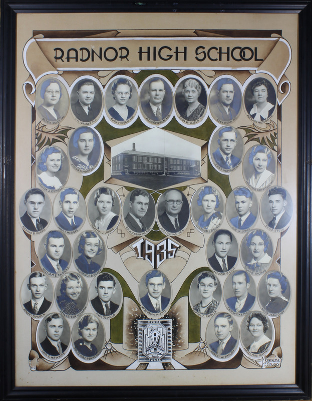 Radnor High School Senior Class Picture 1935