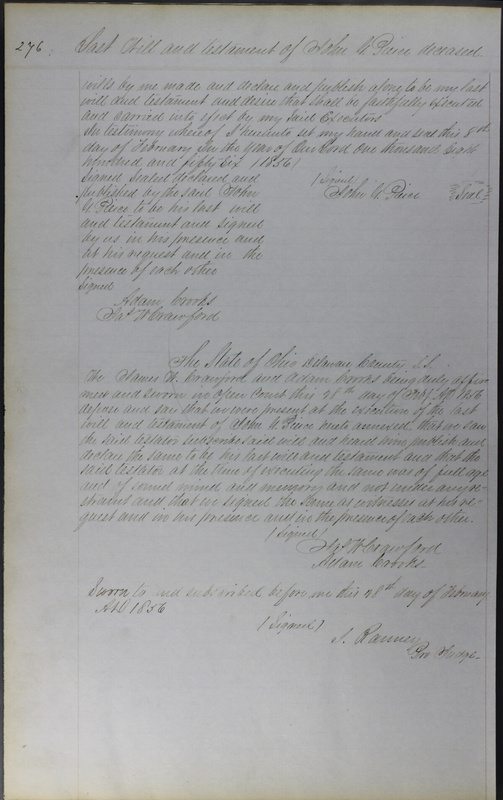 Delaware County Ohio Will Records Vol. 3 1850-1859 (p. 328)