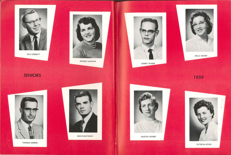 Big Walnut High School Yearbook. 1959: The Flame (16)