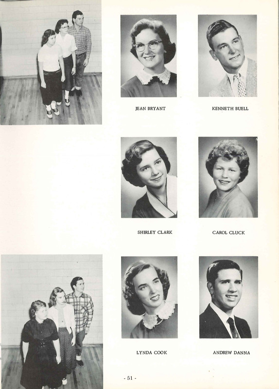 Big Walnut High School Yearbook. 1958: The Flame (54)