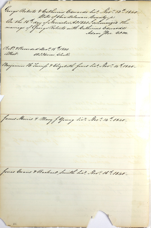 Marriage Records Vol.1 1835-1845 (p. 252)