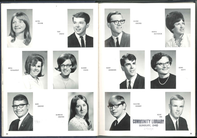 Big Walnut High School Yearbook. 1968: The Flame (p.15)