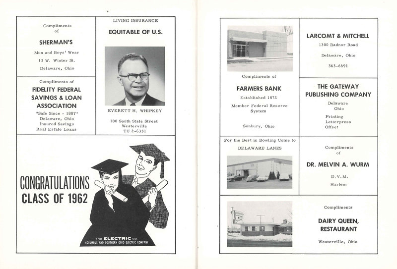 Big Walnut High School Yearbook. 1962: The Flame (53)