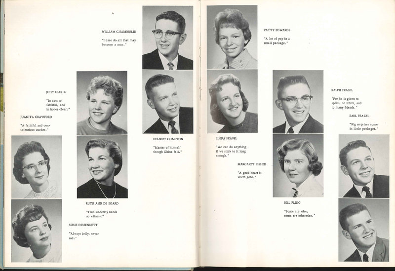 Big Walnut High School Yearbook. 1961: The Flame (p. 12)