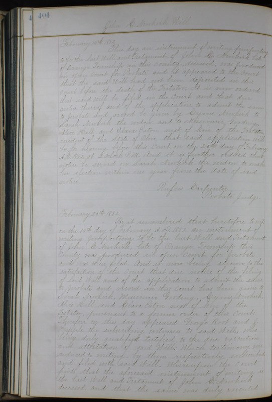 Delaware County Ohio Will Records Vol. 6 1876-1883 (p. 459)