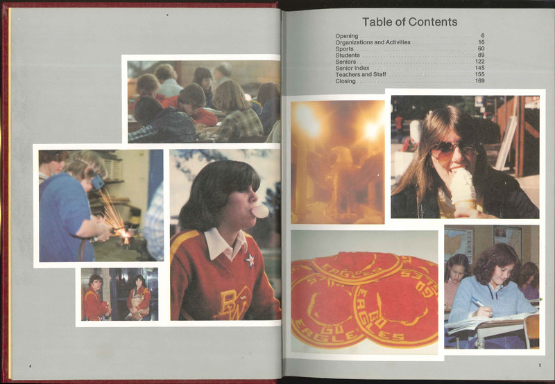 Big Walnut High School Yearbook. 1981: Eagle (p. 5)