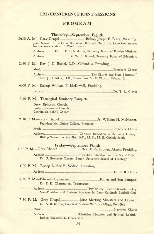 Tri-Conference Program (p. 10)