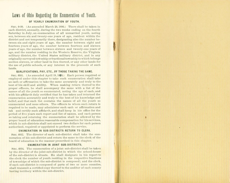 Harlem Township Enumeration of Youth Sub-District 8, July 26, 1894 (p. 7)