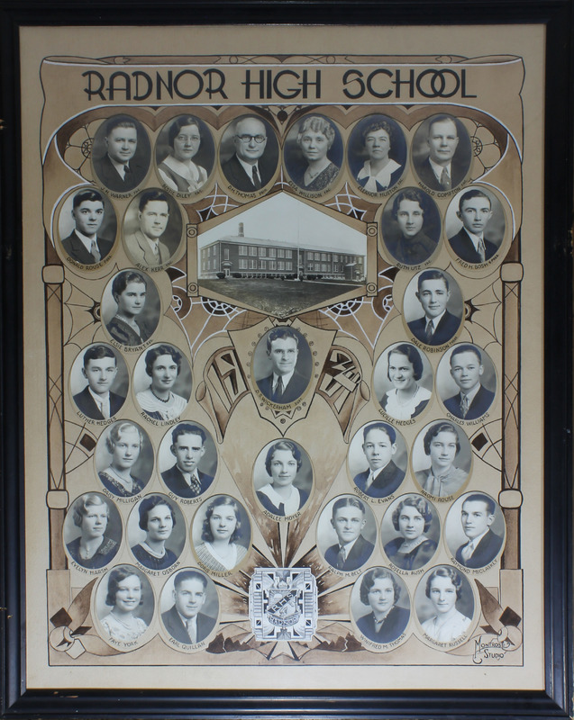 Radnor High School Senior Class Picture 1934