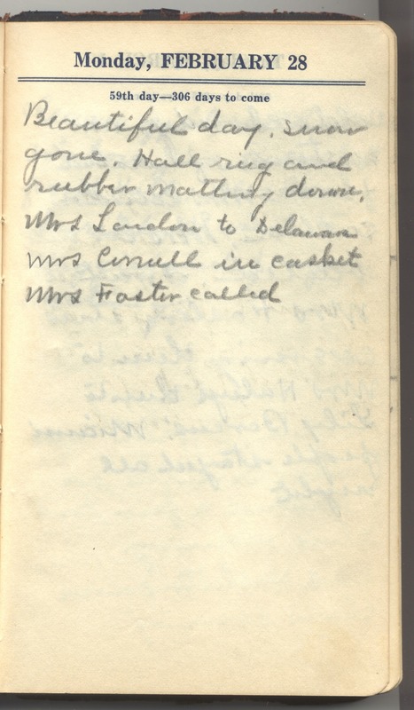 Roberta Hopkins' Diary 1927 (p. 65)