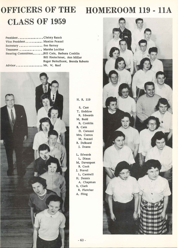 Big Walnut High School Yearbook. 1958: The Flame (66)