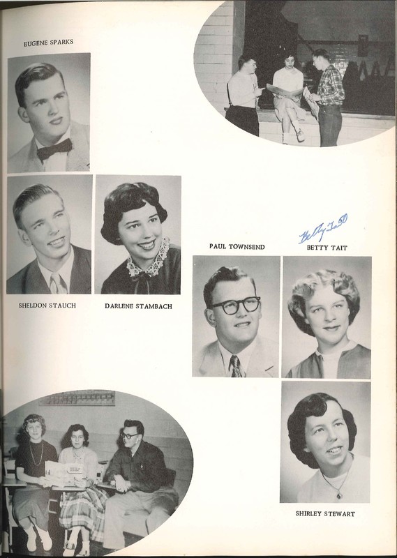 Big Walnut High School Yearbook. 1955: The Flame (p. 27)