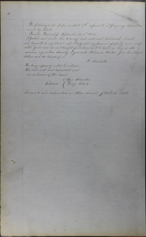 Delaware County Ohio Will Records Vol. 3 1850-1859 (p. 62)