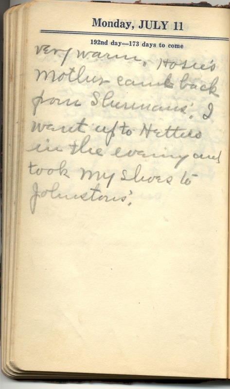 Roberta Hopkins' Diary 1927 (p. 198)