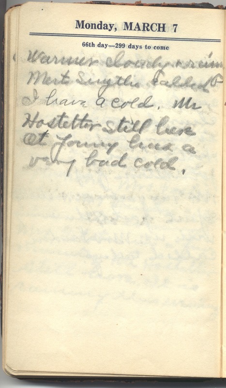 Roberta Hopkins' Diary 1927 (p. 72)