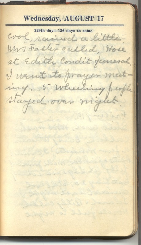 Roberta Hopkins' Diary 1927 (p. 235)