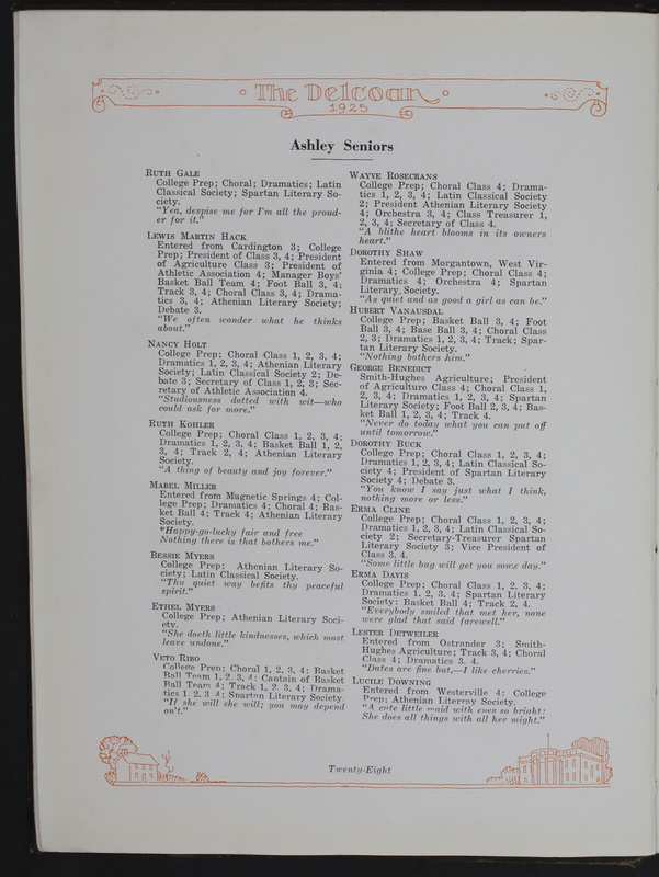 The Delcoan 1925. The annual yearbook of the twelve centralized schools of Delaware County (p. 32)