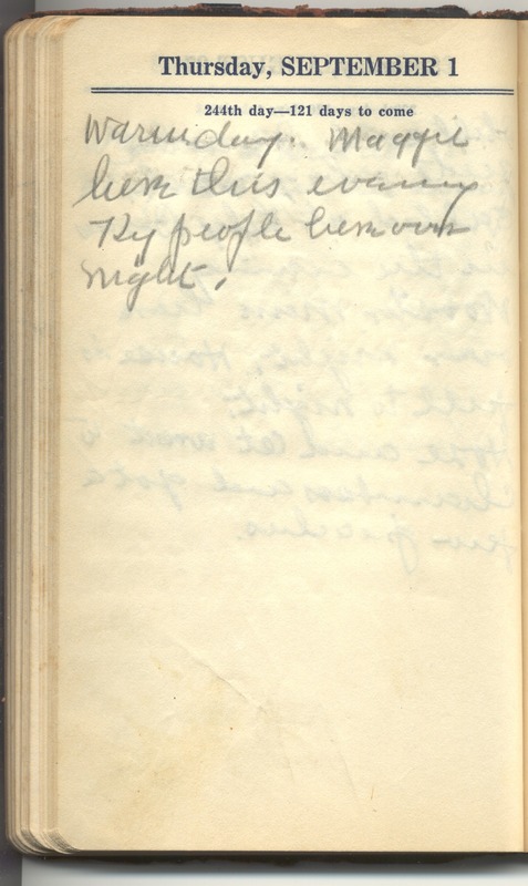 Roberta Hopkins' Diary 1927 (p. 250)