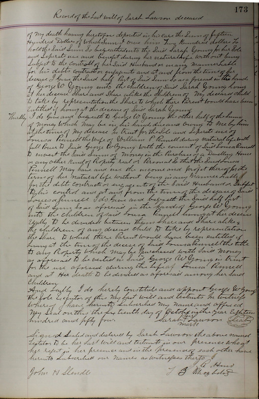 Delaware County Ohio Will Records Vol. 5 1869-1876 (p. 206)