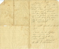 Mitchell Family Civil War Letters (p. 1)