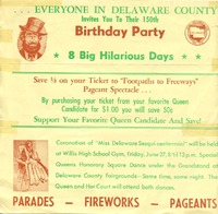 Delaware County Sesquicentennial  (p. 1)