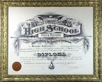 Powell Public High School of Liberty Township Blanche Andrews Diploma